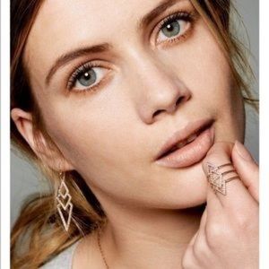 Stell & Dot Pave Spear Earrings